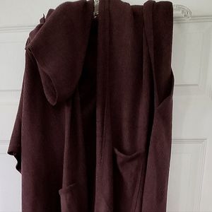 Deep Burgundy Cawl Neck Cardigan